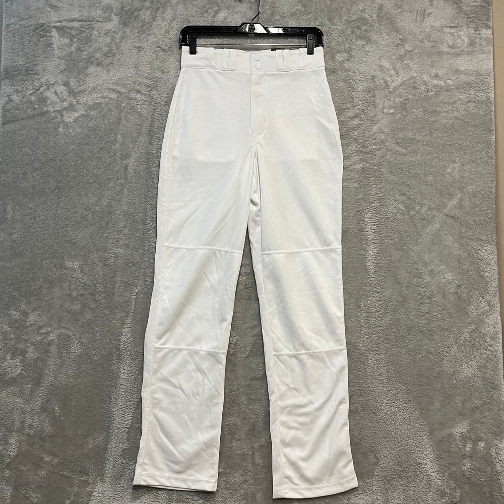 Champro Baseball Pant Mens S White MVP Open Bottom New